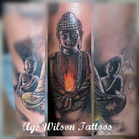 Realism Budha Tattoo