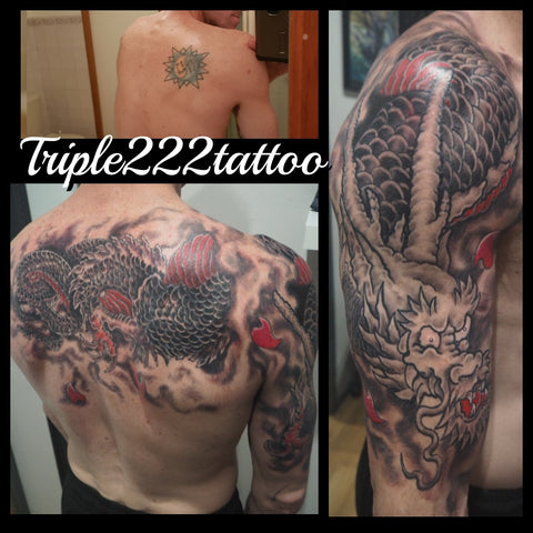 Cover up Japanese Dragon Tattoo