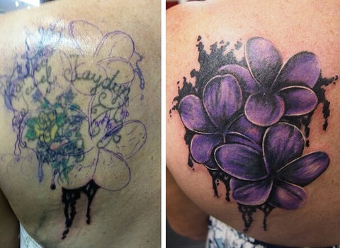 Cover up Colour Realism tattoo