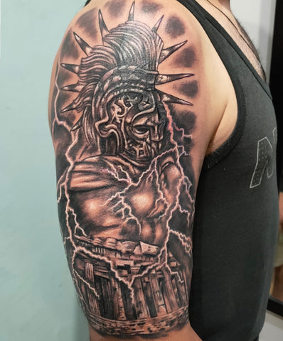 Neo traditional Cover up tattoo